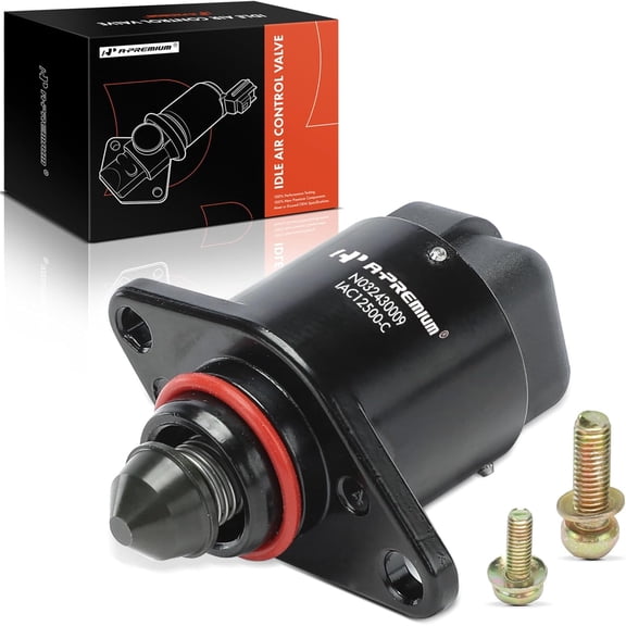 A-Premium Fuel Injection Idle Air Control Valve Compatible with Chevrolet Camaro, Caprice, Corvette & Buick Commercial Chassis, Roadmaster & Cadillac Commercial Chassis, Fleetwood & Pontiac Firebird