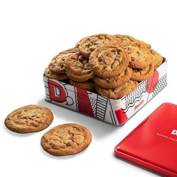 David's Cookies 1lb Peanut Butter Fresh Baked Cookies - Handmade and Gourmet Cookies - Delectable and Made with Premium Ingredients - Cookie Gift Basket - Great Gift For All Occasions