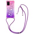thumbnail image 1 of Funda para Samsung Galaxy S20 Plus 5G Brillantina Líquida Divertida Reluciente y con Cristales en Movimiento Cuerpo Cruzado con Cordón Ajustable, 1 of 5