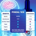 thumbnail image 5 of Pineal 10X Advanced Formula Brain Support Drops Pineal10X Maximum Strength Supplement 60 Servings, 5 of 8