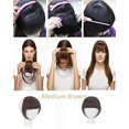 thumbnail image 4 of LELINTA 8" Bangs/Fringe Clip in Hair Extensions One Piece 40g Synthetic Hair Extensions Hairpieces For Women 8 Colors, 4 of 4