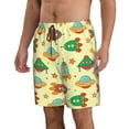 thumbnail image 2 of Cauagu Colorful Outer Space Print Men's Swim Trunks,Hawaiian Bathing Suit Swimsuits Beach Shorts with Pockets for Men Quick Dry Swimming Board Shorts-X-Large, 2 of 6