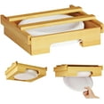 thumbnail image 6 of Paper Plate Dispenser for 8.5 inches Plates, Dingrich Wood Paper Plate Dispenser Under Cabinet, Kitchen Counter Vertical Paper Plate Holder (10.43 x 9.45 x 2.56 in), 6 of 8