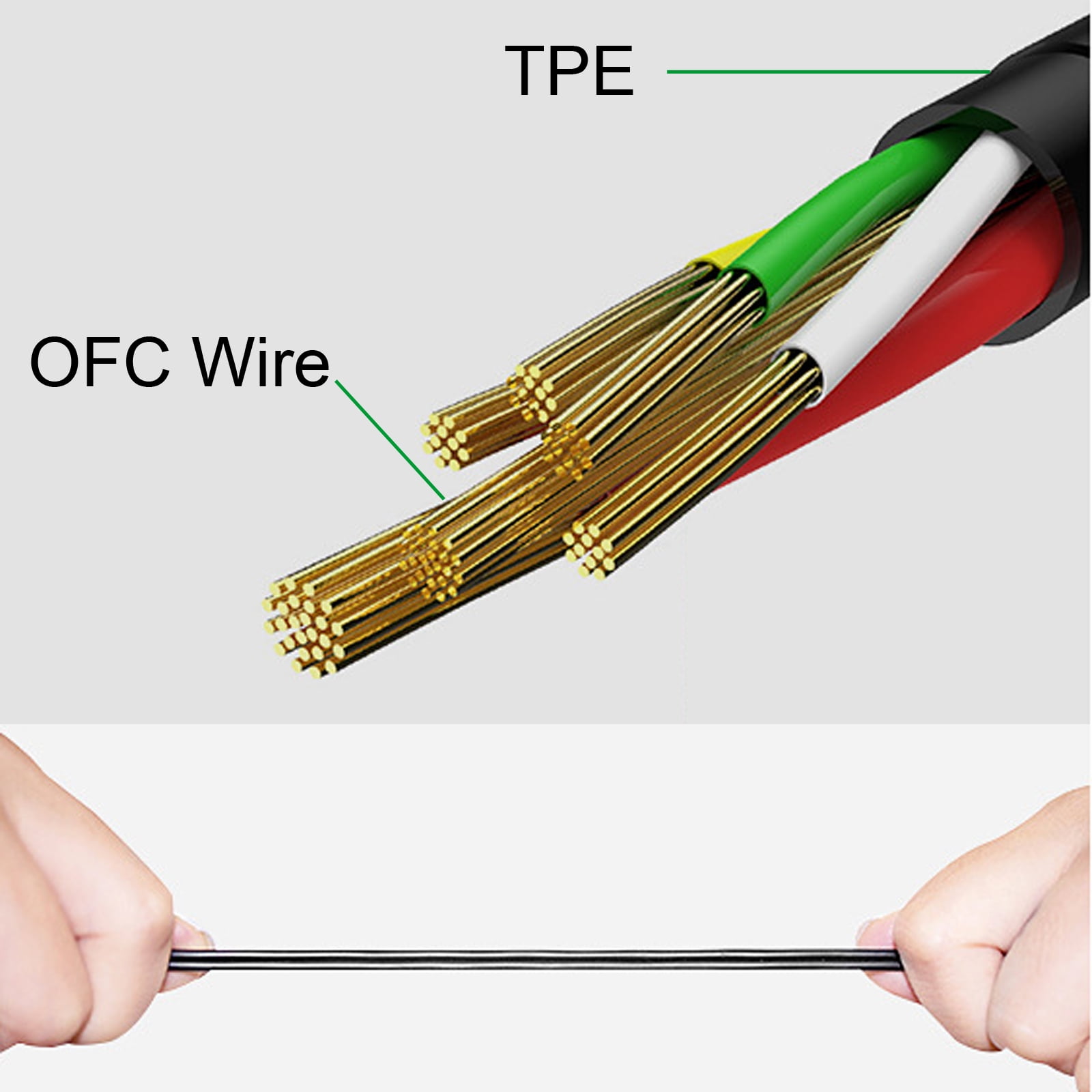 Replacement Audio Cable for Bose Headphones Cord Wire 3.5mm to 2.5mm Compatible with Bose 700 Quietcomfort 25 QC25 35 QC35 QC35II 45 QC45 JBL Tune 710BT 660NC 760NC with in-line Mic & Volume Control