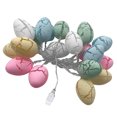 thumbnail image 4 of Cateissary Decoración de fiesta de lámpara de huevo agrietado de hadas de huevo de Pascua para el árbol del jardín del hogar Iluminación navideña, 4 of 6