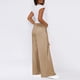 thumbnail image 1 of MKLEKYY Pantalones Palazzo de verano para mujer, holgados, con cordón ajustable, cómodos y versátiles para yoga., 1 of 4