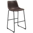 thumbnail image 4 of Solid Back Bar Stools / Supportive Seating for Dining Use, 4 of 6