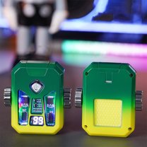 USB Dazzling Colorful Glowing Rotatable Lighter, Plasma Lighter, USB Charging Electronic Windproof Flameless, Butane Candle Lighter, Portable, For Camping Hiking