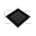 thumbnail image 2 of FELTECHELECTR Panel De Inspección Para Plomería En Interiores Con Material ABS Resistente Y Moderno Negro, 2 of 8