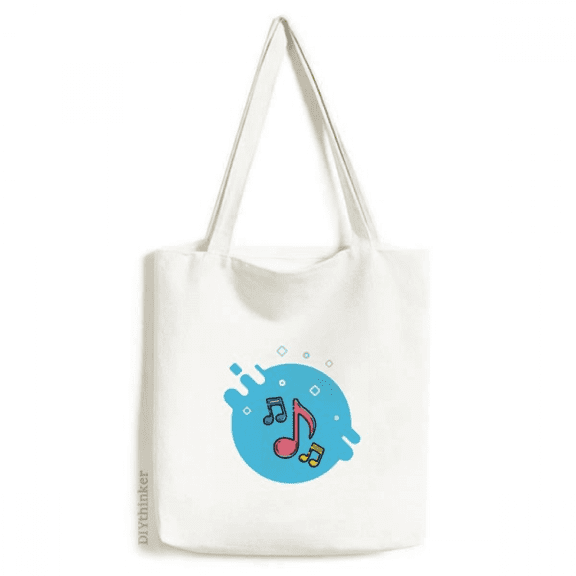 Musical Mark Notation Tote Canvas Bag Shopping Satchel Casual Handbag