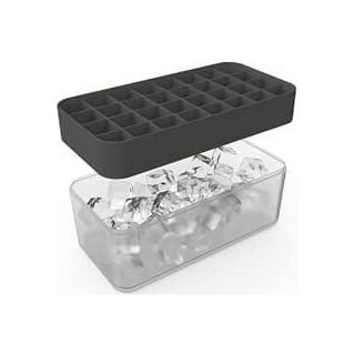 W&P Peak Silicone Extra Large Cube Ice Tray w/ Protective Lid | Blue Peak |  Easy to Remove Ice Cubes | Food Grade Premium Silicone | Dishwasher Safe