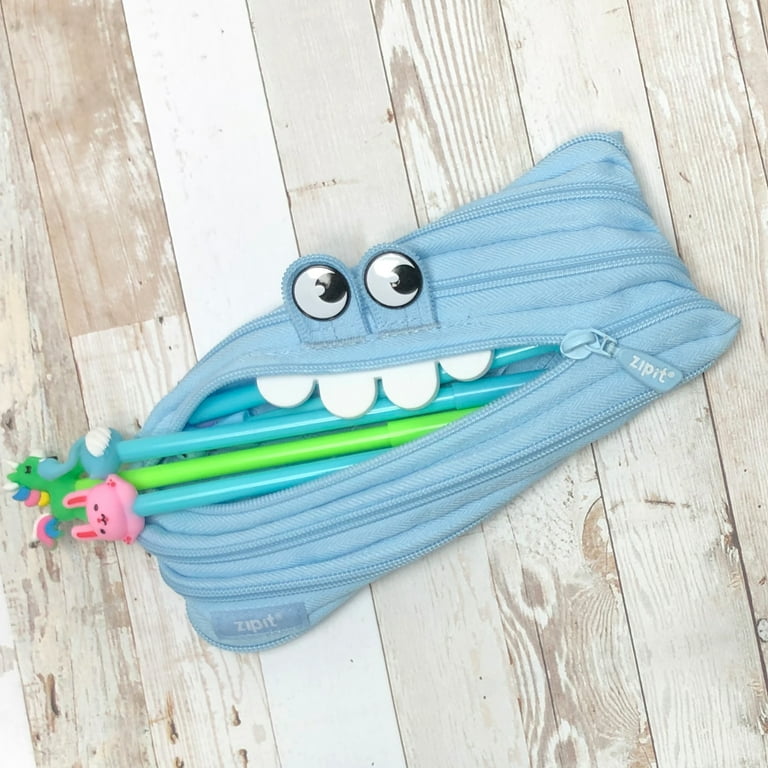 ZIPIT Gorge Large Pencil Case for Kids, Cute Pencil Pouch for Boys