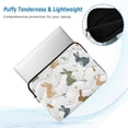 thumbnail image 2 of FORMRS 13"-13.3" Laptop Sleeve Protective Case Soft Carrying Quilted Computer Bag Cover, Cartoon Bunnies, 2 of 7