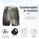 thumbnail image 3 of Fotbe Forest Meditating White Tiger Traje de Baño para Hombre – Shorts de Natación de Secado Rápido con Forro y Bolsillos-Small, 3 of 6