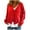 Watermelon Red, variant on ZVNAΖH Women V Neck Cardigan Button Down Long Sleeve Sweater Solid Color Open Front Cardigan Plus Size Knit Sweater On Clearance