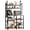 Brown, variant on IdealHouse 6 Tier Kitchen Baker's Rack with Power Outlet, Microwave Stand with Storage Shelves & Wire Basket, Rustic Brown
