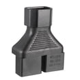 thumbnail image 4 of Adaptador de corriente AC PiccoCasa IEC320 C14 a 2 enchufes hembra US NEMA 5-15R color negro, 4 of 4