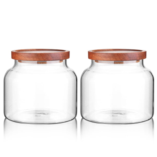 Recipiente de vidrio Labina, tarro hermético para alimentos, 1400 ml, 2
