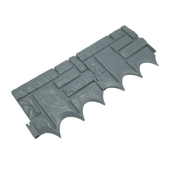 10pcs/box Grass Border Simulation Brick Effect Road Landscaping Lawn Garden Home