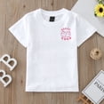 thumbnail image 6 of Ruyang Kids Letter Print T Shirt Short Sleeve Summer Basic Tees Tops Loose Fit Soft Vacation Clothes for Baby Toddler Funny, 6 of 7