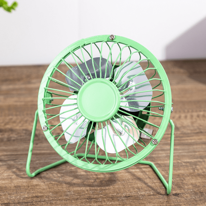 Chainplus 4 Inch Small USB Desk Fan, Mini Quiet Fan with Metal