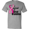 thumbnail image 3 of Inktastic Breast Cancer Awareness I Support My Great Grandma T-Shirt, 3 of 5