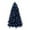 M-6FT, variant on Blue Black Christmas Tree Flocked Christmas Tree with Lights, Prelit Blue Star Decorated Tree 6 ft Artificial Xmas Tree Full Real Spruce Tree Xmas Pine Tree, Home Indoor Outdoor Shopping Mall Decor