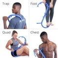 thumbnail image 4 of Body Back Buddy Classic Handheld Manual Massage Cane USA Made-Full Body Pressure & Trigger point massage tool for Deep Tissue Pain Relief -Dual Massage Hooks for Back, Shoulder, Neck (Blue), 4 of 8