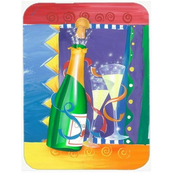 New Years Celebration Toast Glass Cutting Board, Large