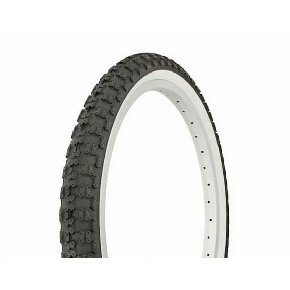 Tire Duro 20" x 2.125" Black/White Side Wall HF-143G. Bicycle tire, bike tire, lowrider bike tire, lowrider bicycle tire