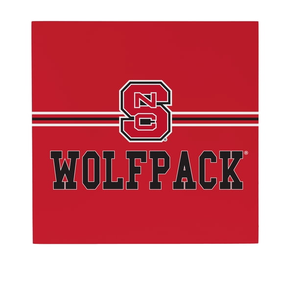 NC State Wolfpack 12" x 12" Wood Wall Sign