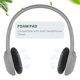 thumbnail image 3 of 4 Pair 60mm Replacement Ear Foam Earphone Pad Covers For Headset Headphone Black, 3 of 5