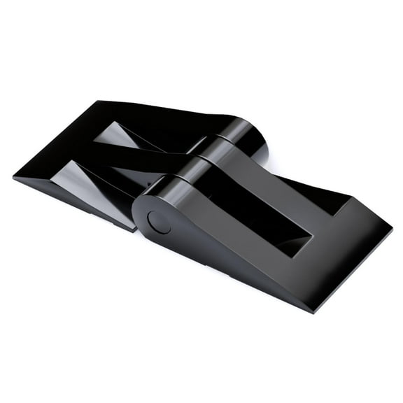 4x Small Miniature Micro Piano Hinges, 39mm x 16mm, Black Acrylic Plastic Transparent, (1 9/16 x 5/8 in)