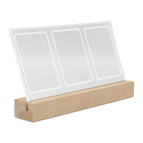Instant Photo Frame, Compact Clear Acrylic Picture Frame for Desk