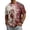 2#Beige, variant on Mens Halloween Short Sleeve T-Shirt - Funny Print Casual Athletic Top for Party Costume, Mens Shirts for Summer, Lightweight Breathable Tshirts for Men,Red,S
