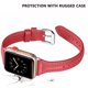 thumbnail image 3 of Correas de cuero compatibles con Apple Watch 38 mm-40 mm / 42 mm-44 mm, correa de cuero de grano superior pulsera delgada y delgada para iWatch Series 5/4/3/2/1 MFZFUKR 2033273-17, 3 of 8