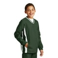 thumbnail image 4 of Sport-Tek® Youth Tipped V-Neck Raglan Wind Shirt. YST62, 4 of 6