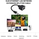 thumbnail image 4 of Divisor Ethernet LZYWOD RJ45 (1 macho a 2 hembras) A4M3, 4 of 6