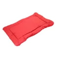 thumbnail image 2 of Alfombra de juego rectangular de tela Oxford para mascotas, redonda, para cachorros rojo, 2 of 9