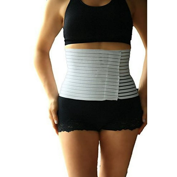 Alpha Medical 8" Elasto-Fit Abdominal Support Binder. L0625 (Large)