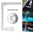 thumbnail image 2 of Hyasfey Swimming Pool Fountain 360 Degree Adjustable Height And Spray Direction Above And In-Ground Pool Dual Spray Waterfall Sprinkler Fountain for 1.5'' Thread Adapters, 2 of 8