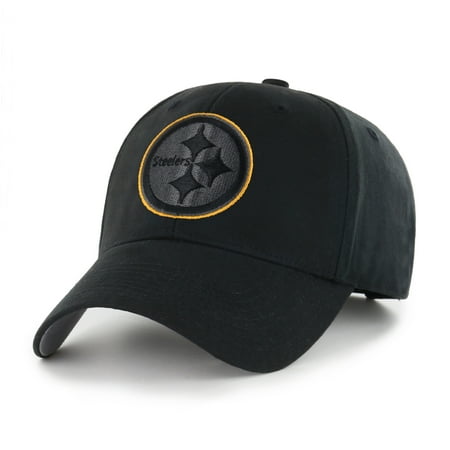 NFL Pittsburgh Steelers Black Mass Basic Adjustable Cap/Hat by Fan Favorite