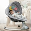 Jool Baby Products The Nova Baby Swing, Bluetooth Enabled, Remote Control, 5 Swing Options, IMD Touch Panel, Grey