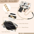 thumbnail image 3 of FORMRS Women Crossbody Purse with Chain Strap Vegan Leather Shoulder Handbag, Cute Cartoon Cats, 3 of 7