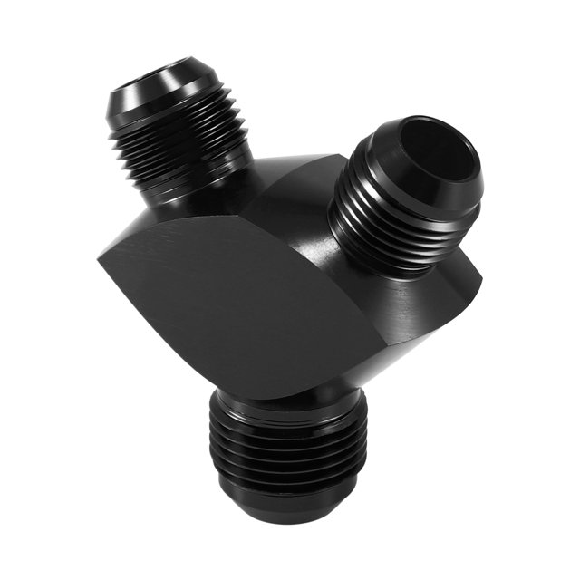 Y Forma Bloque Divisor Montaje Adaptador 12AN A AN10 A AN10 Negro Unique Bargains