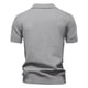 thumbnail image 4 of pstuiky Camisa de manga corta para hombre, Suéter informal de manga corta con cuello vuelto, cómodo y liso para hombre camisas casuales para hombre s, 4 of 4