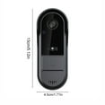 thumbnail image 3 of Aodebiao Smart Video Doorbell, 1080p HD Wireless WiFi Security Camera, Two-Way Audio, Night Vision, IP65 Waterproof, Cloud Storage, Easy Install, Compatible with Alexa & Google Home, 3 of 8