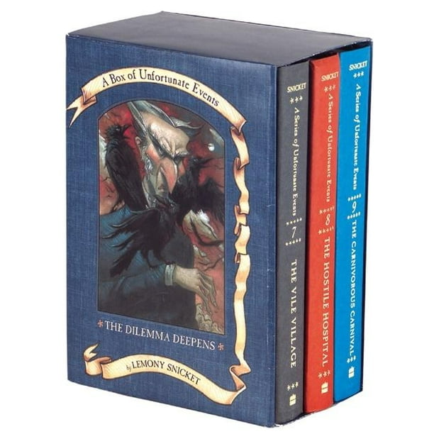 A Series Of Unfortunate Events Box The Dilemma Deepens Books 7 9 Walmart Com Walmart Com
