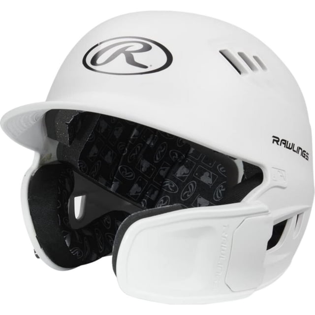 Casco de bateo Rawlings R16 REVERSIBLE EXT Junior Blanco