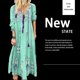 thumbnail image 5 of Vestido largo con estampado floral bohemio Cuello en V Cordón con cordones Ropa de manga larga Advancent AP000133-48B, 5 of 5
